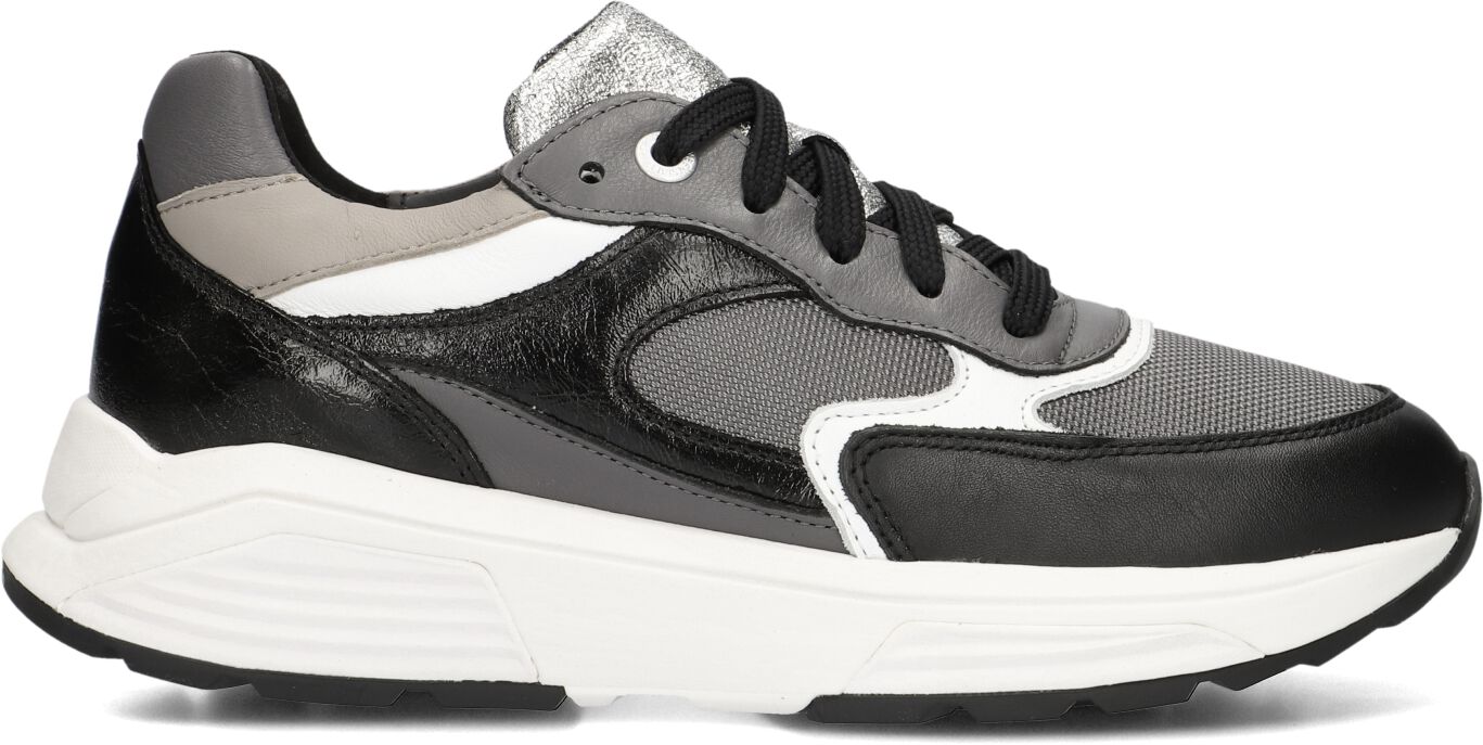 Xsensible Lage Sneakers Dames 33002.5, Maat: 36, Materiaal: Leer, Kleur: Zwart