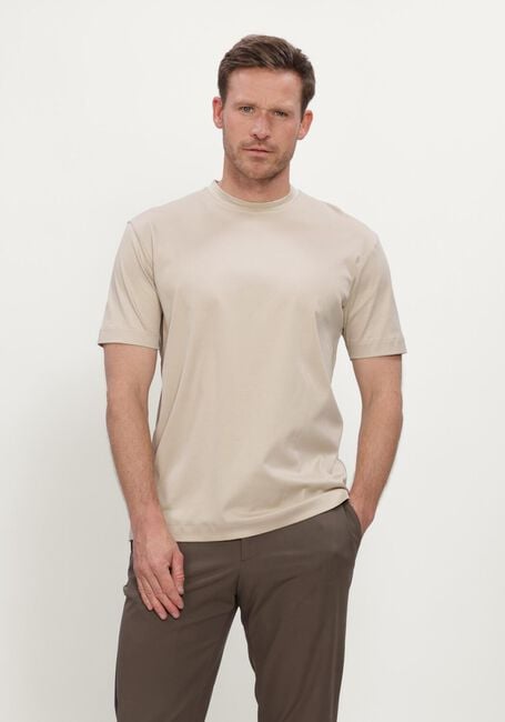 Beige VALENZA T-shirt 1001 INTERLOCK SUPIMA TSHIRT - large