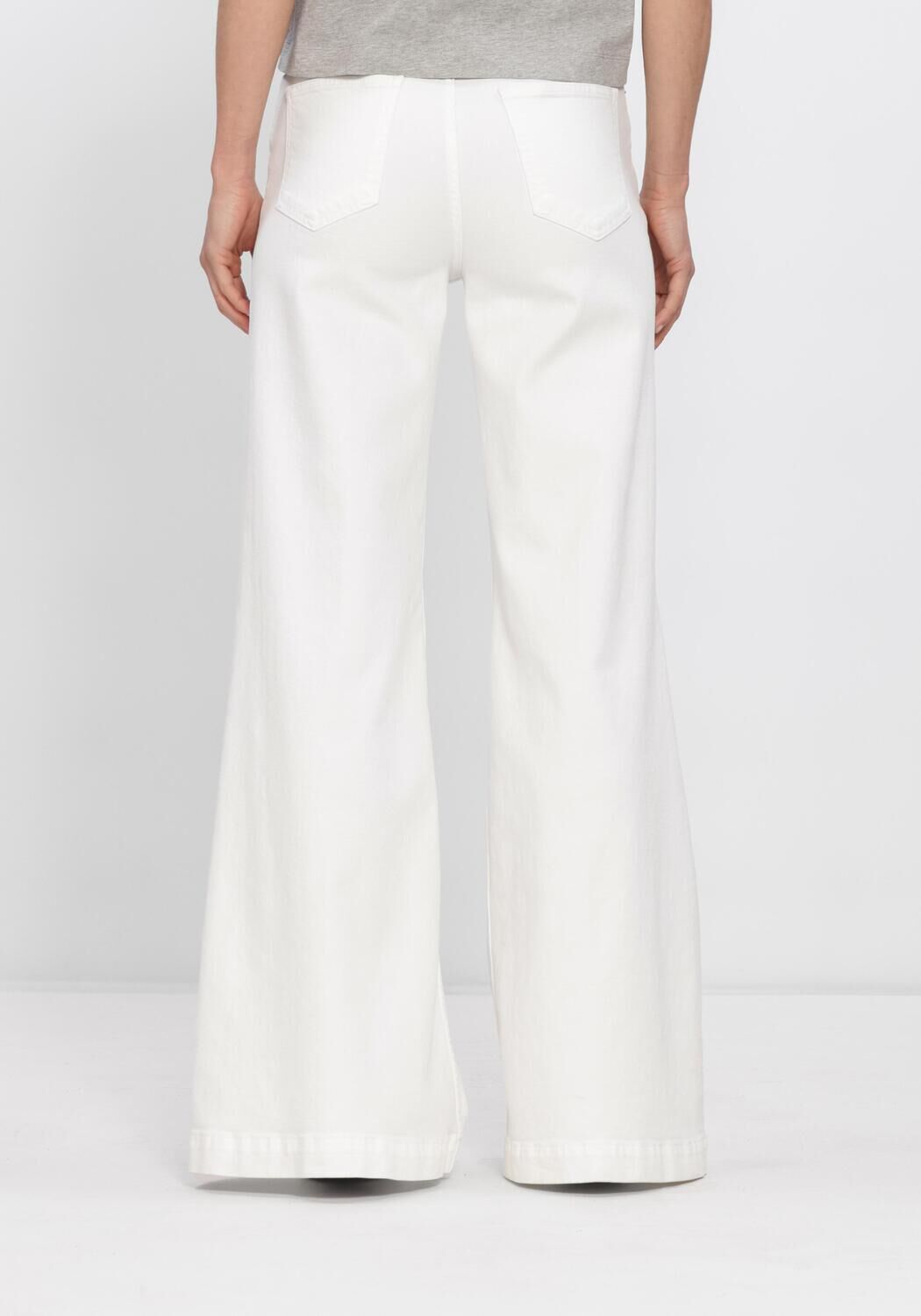 Witte CLOSED Flared jeans GLOW UP - large