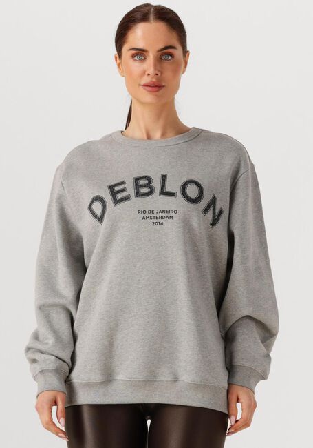 Grijze DEBLON SPORTS Trui CATHY SWEATER - large