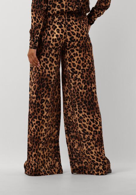 Bruine JANICE Wijde broek RINGO - large