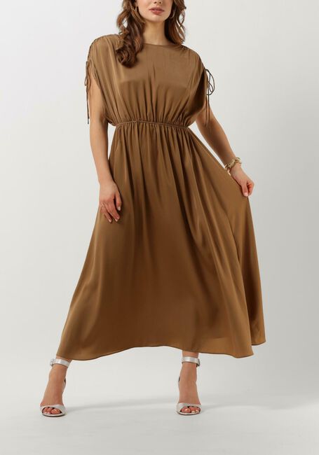 Camel SECOND FEMALE Midi jurk MINGAI DRESS - large