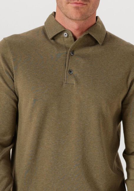 Olijf PROFUOMO Polo POLO ONEPIECE LS - large