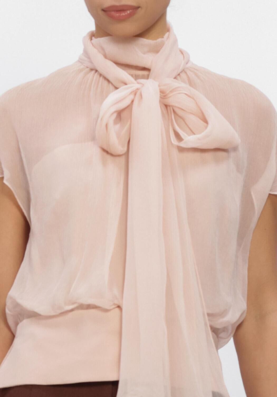 Roze NATAN Top TOP AVEC BASQUE - large