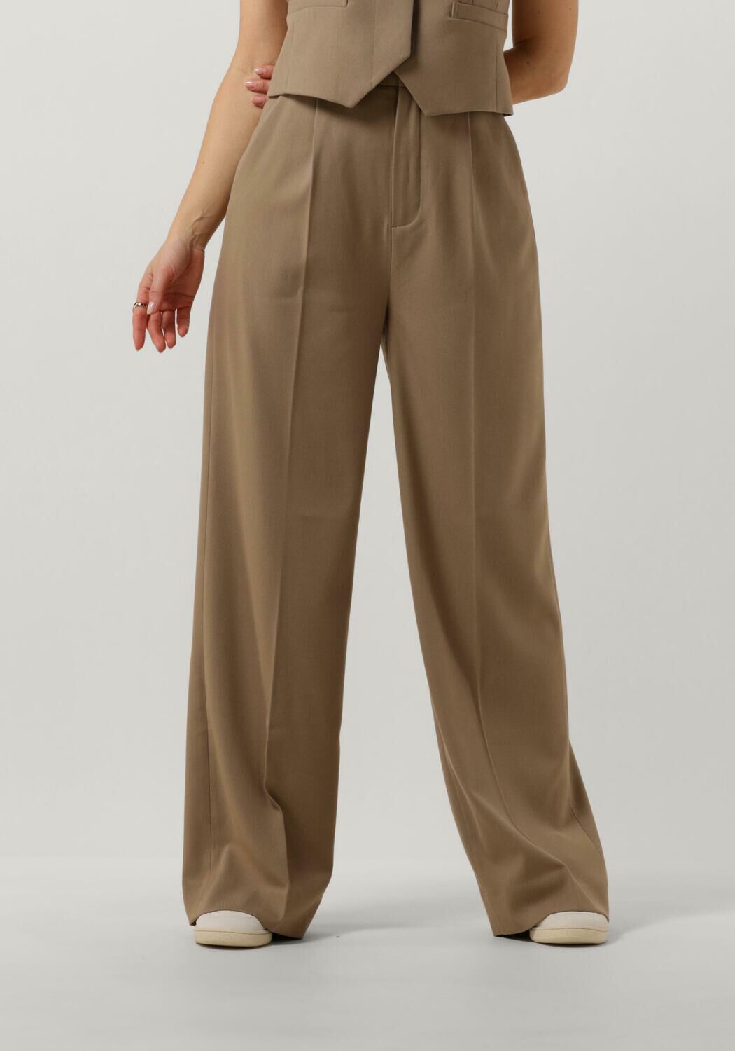 Copenhagen Muse Pantalon Dames Cmtailor-pants, Maat: L, Kleur: Camel