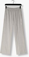 Lichtgrijze ALIX THE LABEL Wijde broek LADIES WOVEN PINSTRIPE PANTS Lichtgrijze ALIX THE LABEL Wijde broek LADIES WOVEN PINSTRIPE PANTS - medium