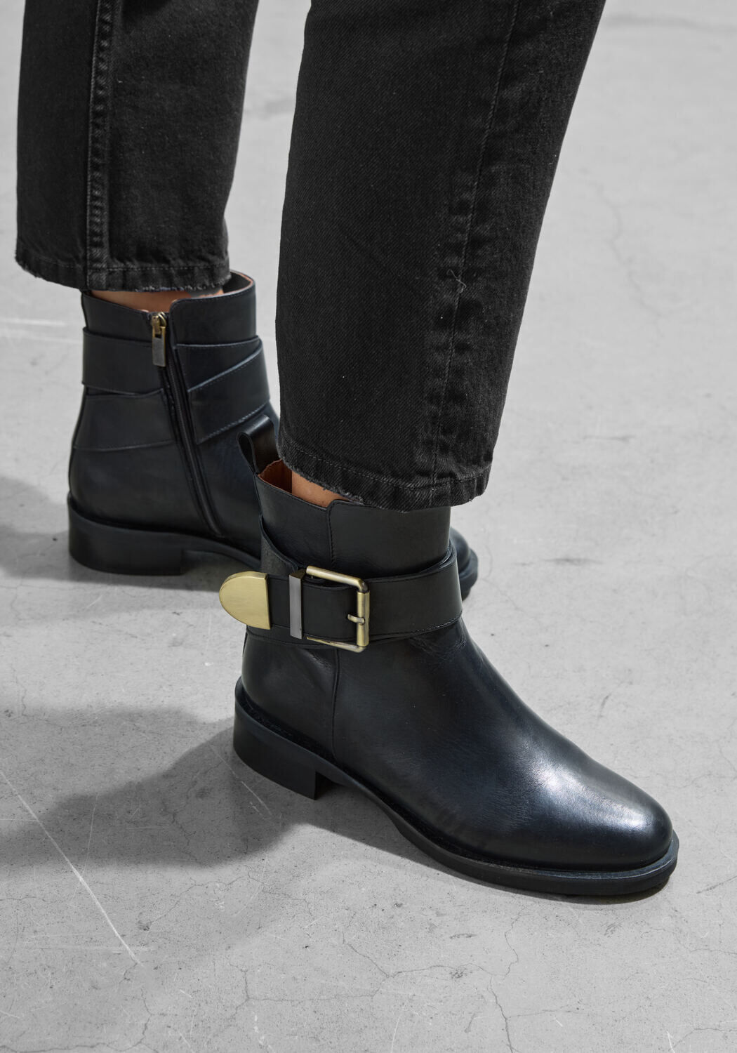 Zwarte LINA LOCCHI Enkellaarsjes 2232 - medium