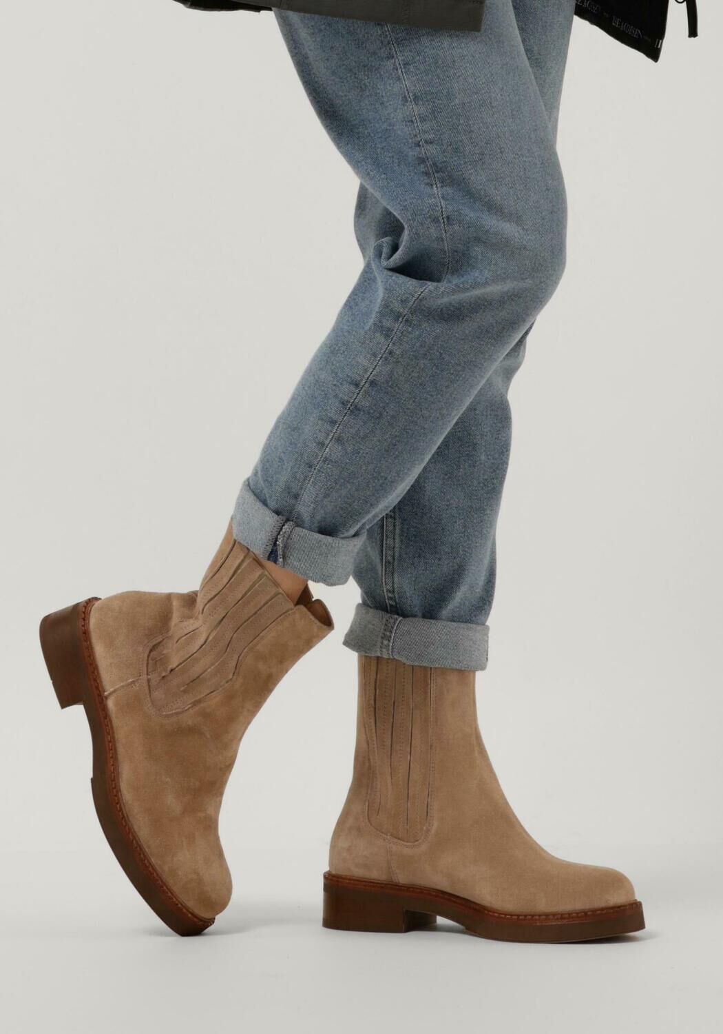 Beige BLACKSTONE Enkellaarsjes YL61 - large