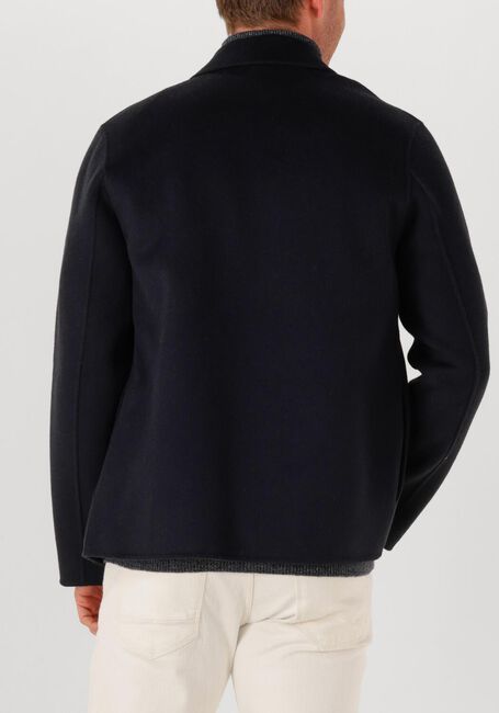 Zwarte PROFUOMO Overshirts OVERSHIRT WOOL ZIPPER - large