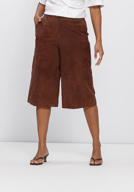 Bruine STUDIO AR Midirok MATILDE GOAT SUEDE - large