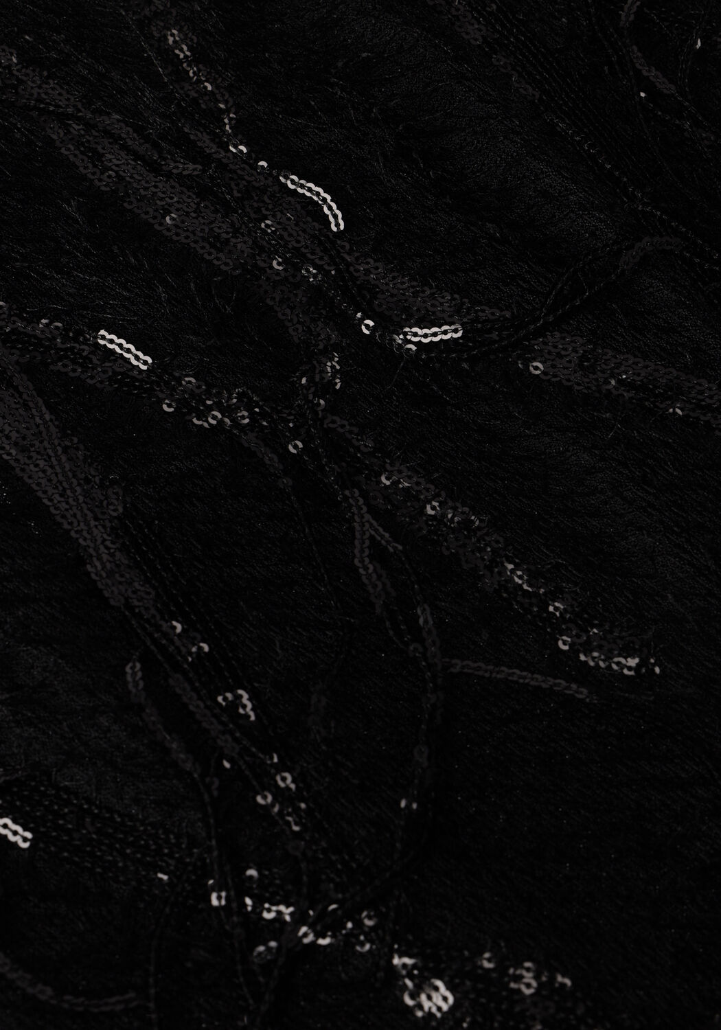 Zwarte CO'COUTURE Mini jurk SILLACC SEQUIN DRESS - large