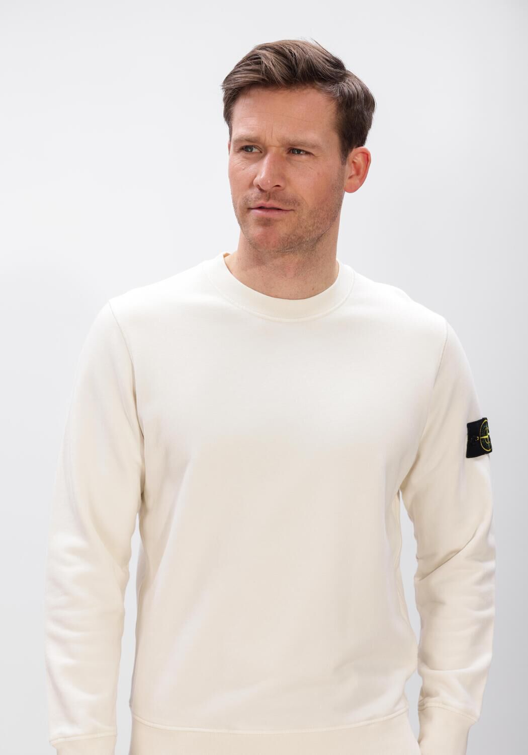 Ecru STONE ISLAND Trui SWEATSHIRT S0051 - large