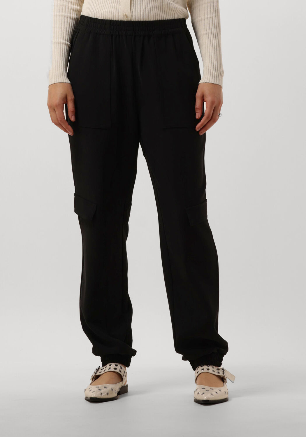 Bruuns Bazaar Pantalon Dames Brassica Cilla Pants, Maat: 34, Kleur: Zwart