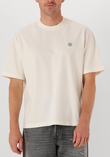 Witte STONE ISLAND T-shirt SS T SHIRT - large