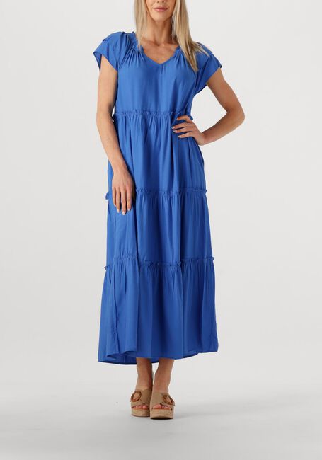 Blauwe CO'COUTURE Maxi jurk NEW SUNRISE DRESS - large