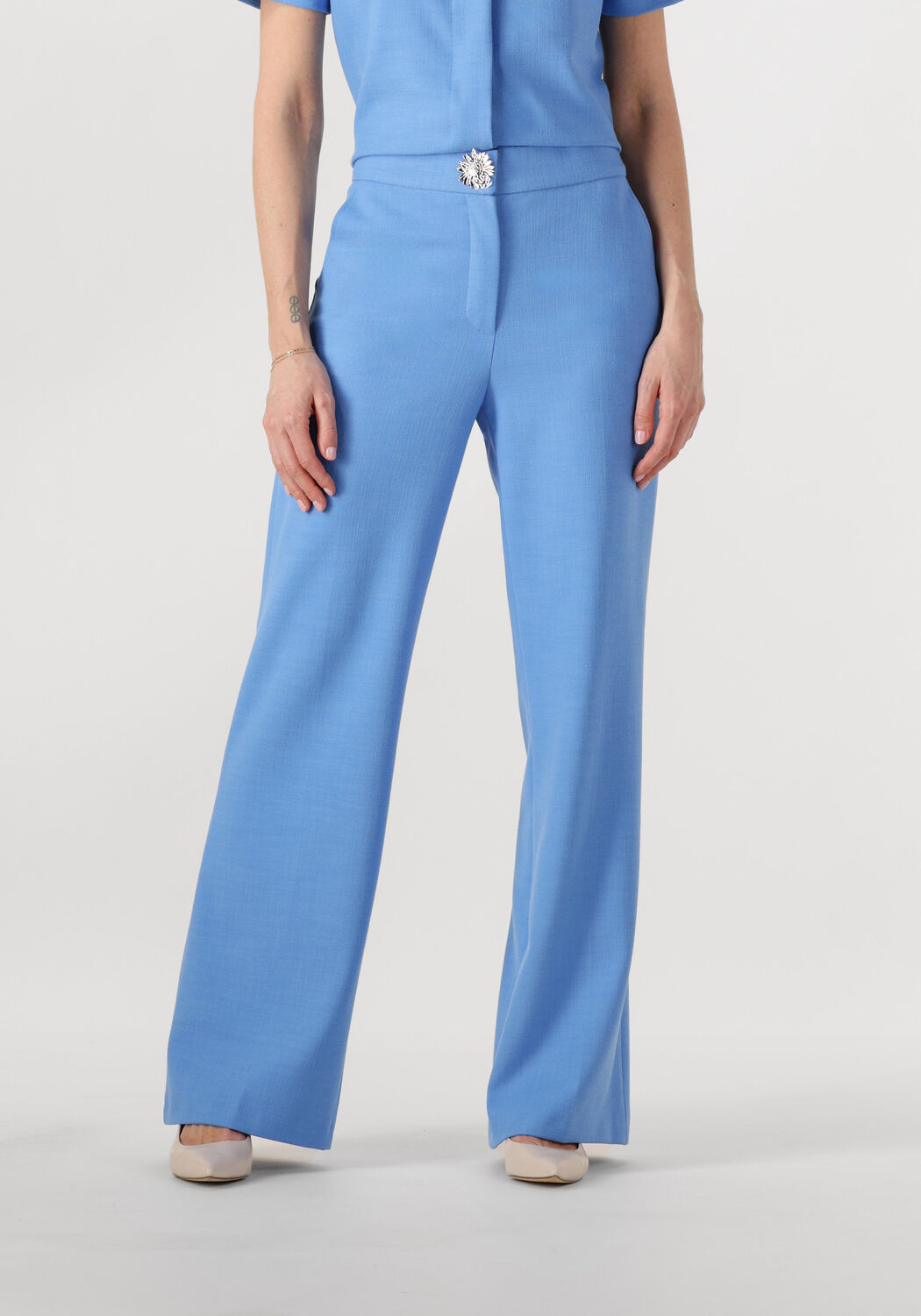 Caroline Biss Pantalon Dames 1521, Maat: 34, Kleur: Blauw