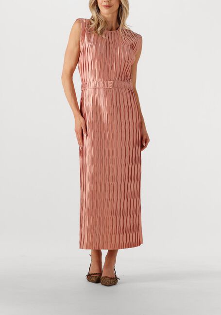 Roze DANTE6 Midi jurk LEXIS PLISSE MAXI DRESS - large