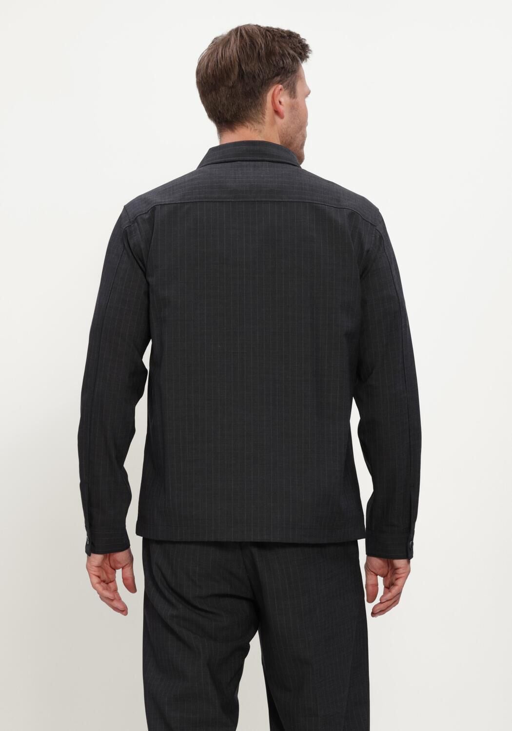Donkergrijze NN.07 Overshirt ZANDER 10037 - large