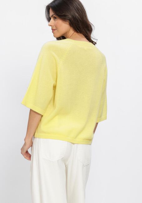 Gele ABSOLUT CASHMERE Trui LEANA - large