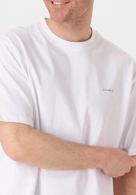 Witte WOODBIRD T-shirt WBBAINE POSE TEE - large