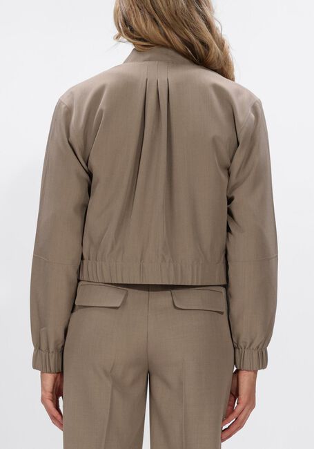 Taupe DANTE6 Jack SAMIE MELANGE JACKET - large