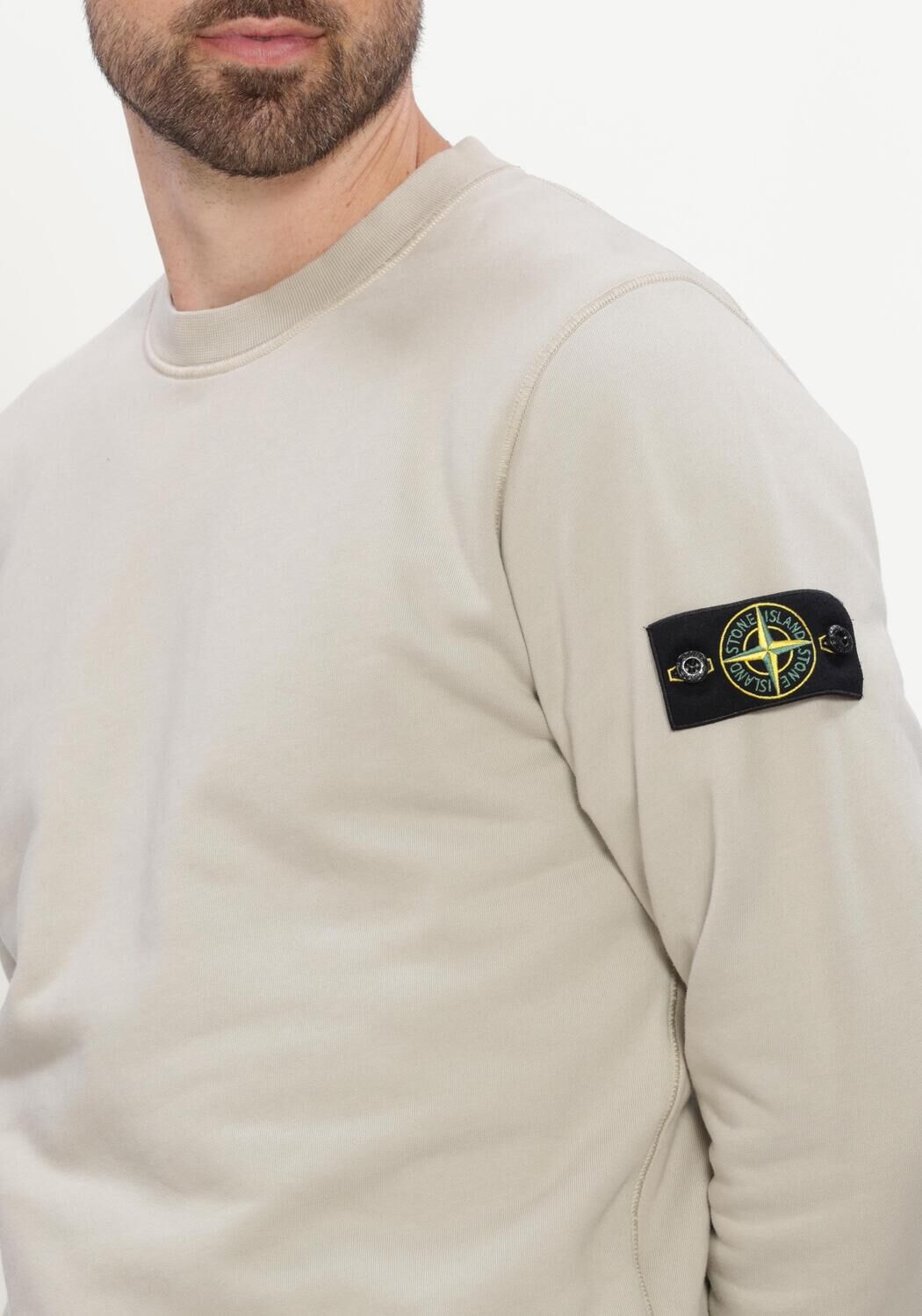 Beige STONE ISLAND Sweater SWEATSHIRT S0051 - large