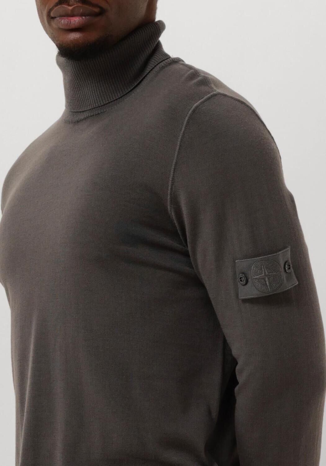 Donkergrijze STONE ISLAND Trui T NECK - large