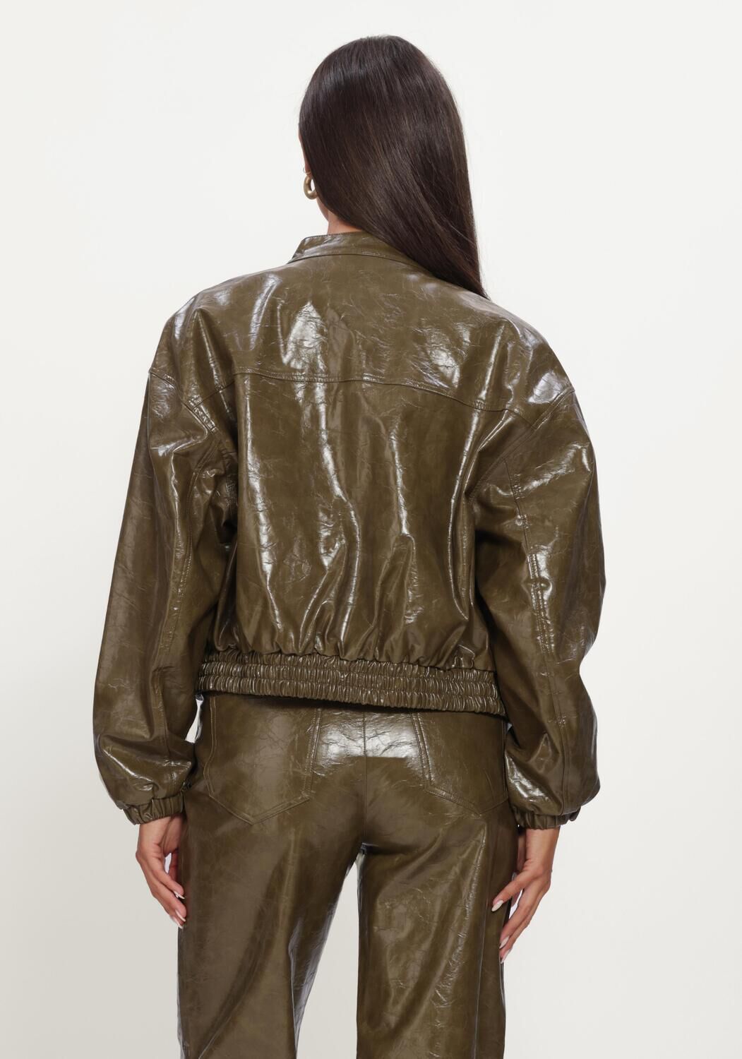 Groene CO'COUTURE Jack RICHACC BOMBER - large