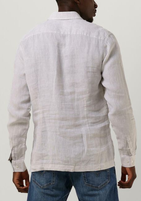 Bruine GENTI Casual overhemd LINNEN S7054-1120 - large