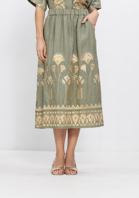 Groene GREEK ARCHAIC KORI Rokken S26K-2072025 - large