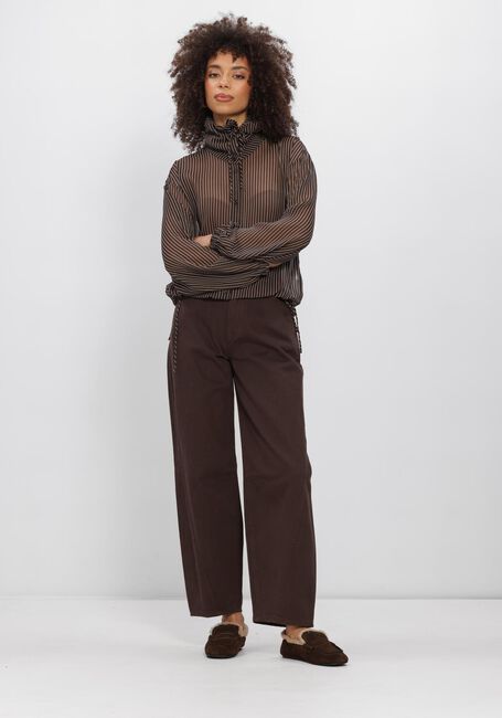Bruine DANTE6 Blouses SHAPIRO PINSTRIPE BLOUSE - large