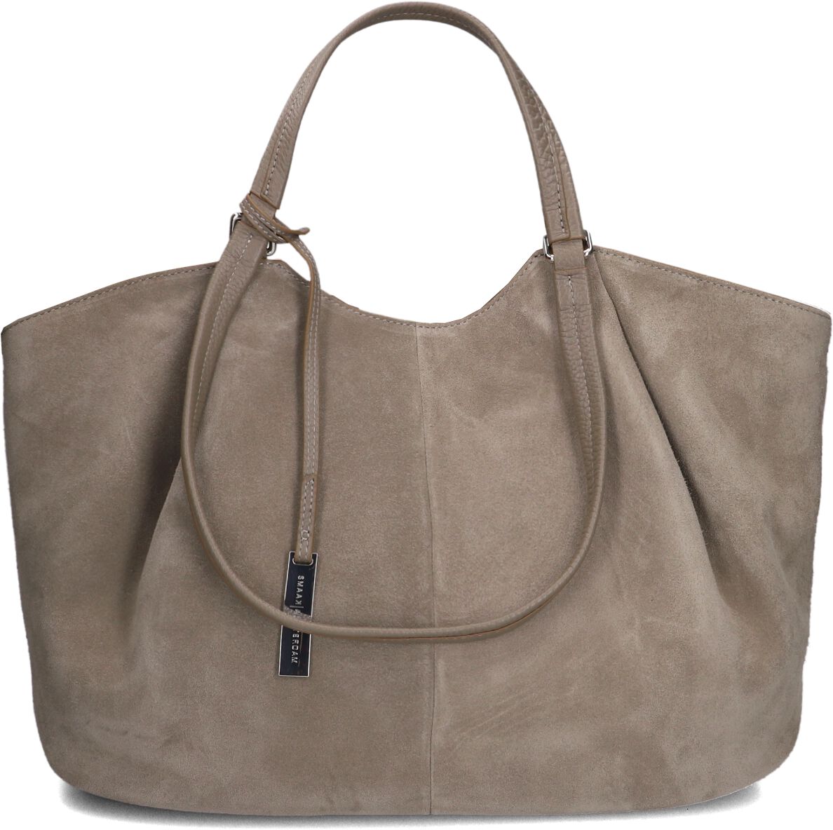 Smaak Amsterdam Smaak Amsterdam Handtas Dames Elza Suede, Materiaal: Suède, Kleur: Taupe