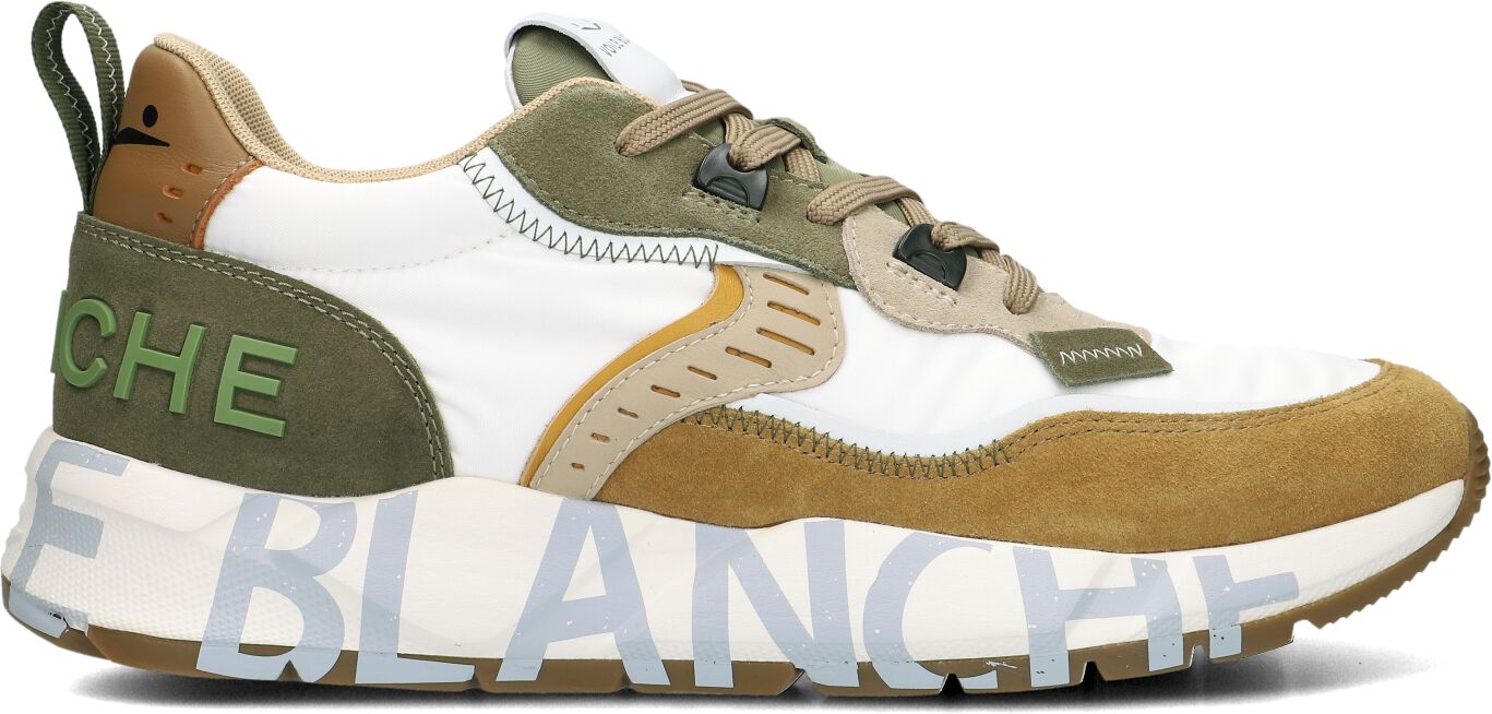 Voile Blanche Lage Sneakers Heren Club01, Maat: 40, Materiaal: Leer, Kleur: Beige