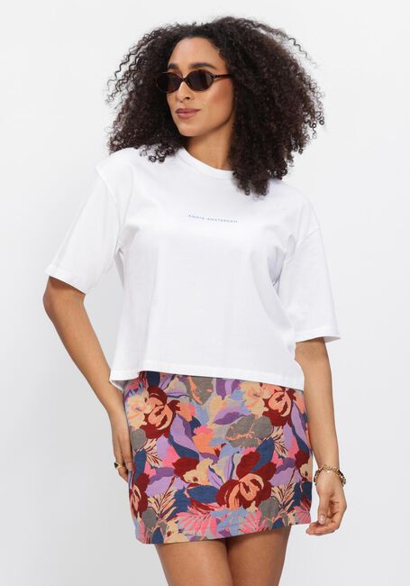 Witte AMAYA AMSTERDAM T-shirt BAYLIE LOGO - large