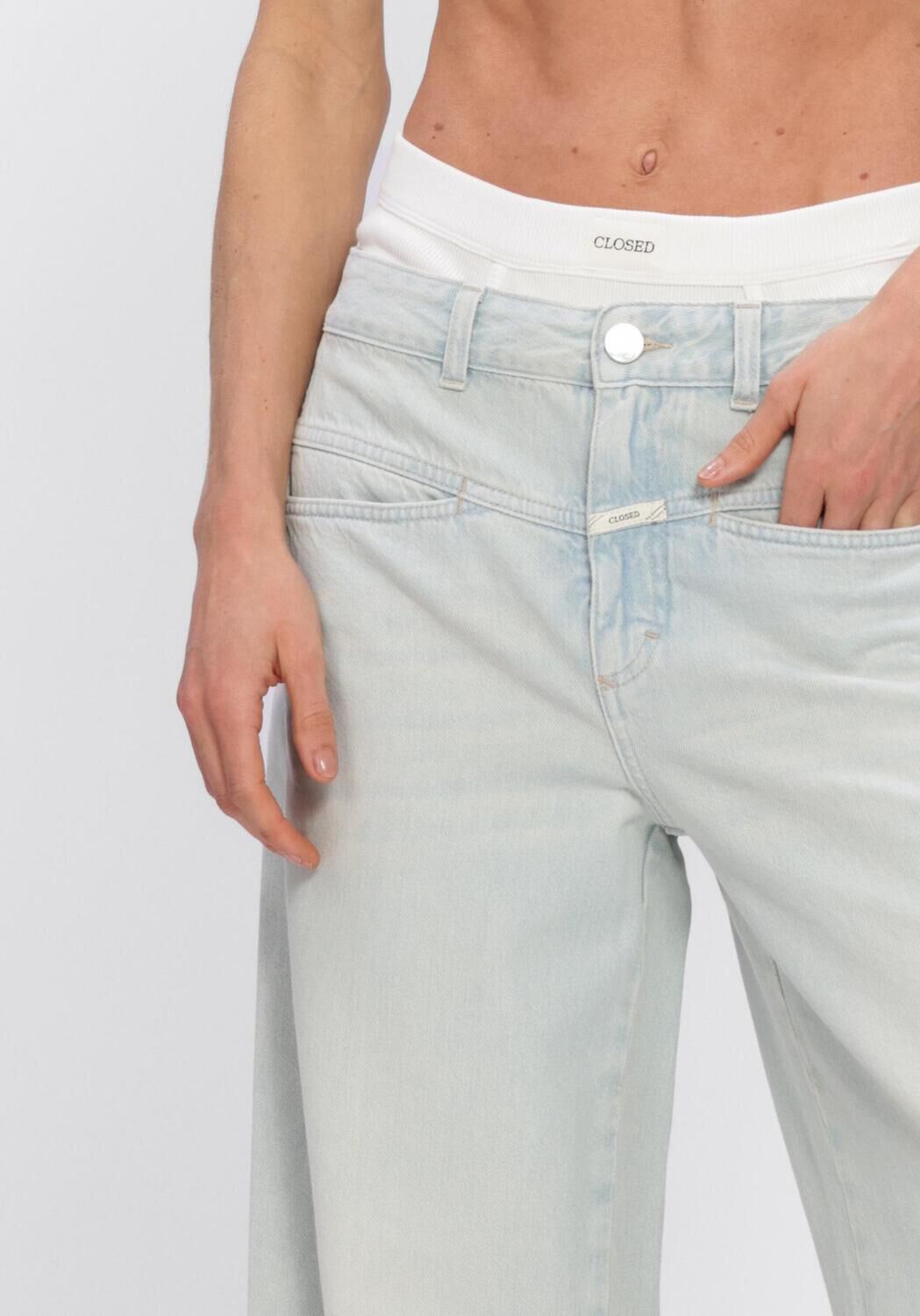 Witte CLOSED Broeken BRIEFS - large