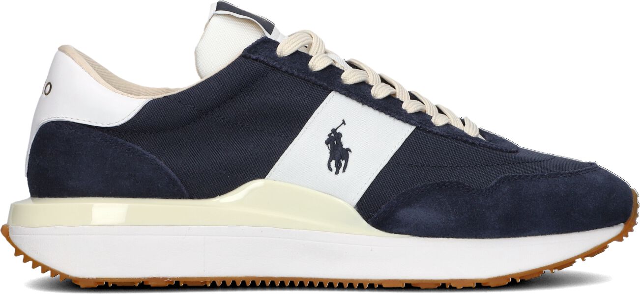 Ralph Lauren Lage Sneakers Heren Train 89, Maat: 40, Materiaal: Suède, Kleur: Blauw