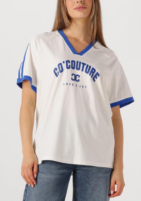 Blauwe CO'COUTURE T-shirt SIARACC OVERSIZE SPORTY V-TEE - large