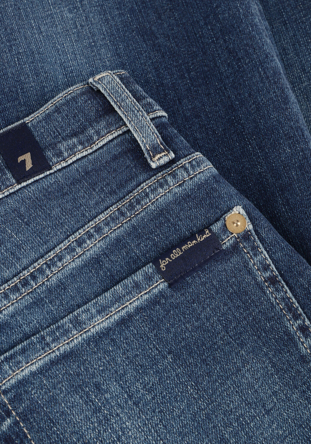 Blauwe 7 FOR ALL MANKIND Wide jeans MODERN DOJO LEGACY - large