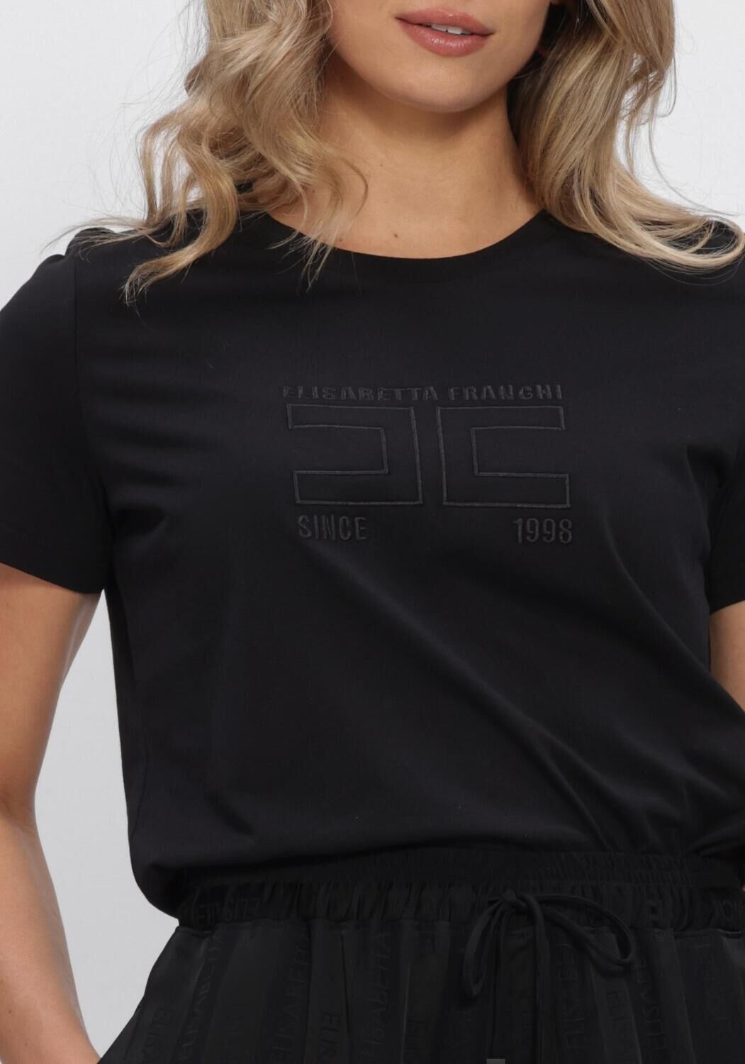 Zwarte ELISABETTA FRANCHI T-shirt MA71G61E2 - large
