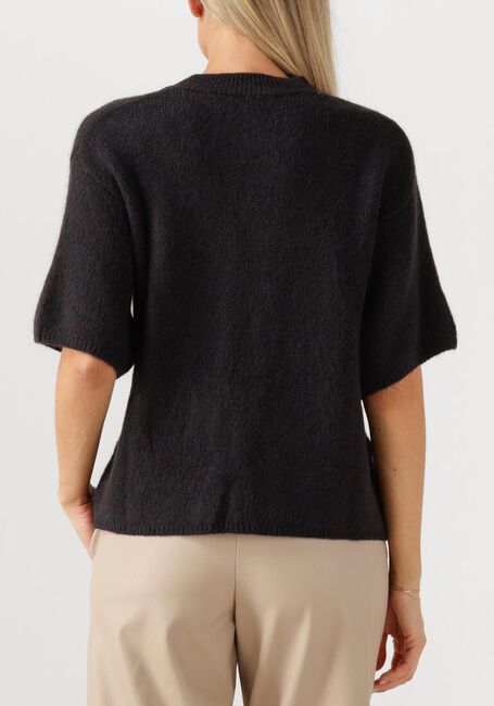 Donkergrijze SECOND FEMALE Trui WANDA KNIT O-NECK - large