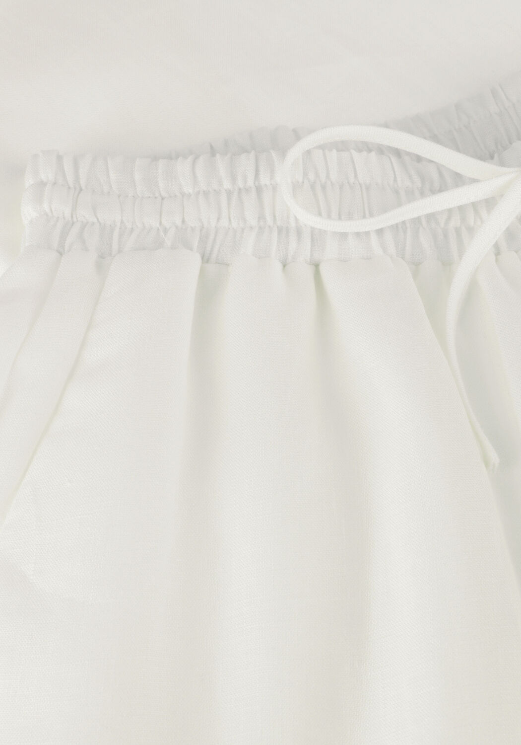 Witte RESORT FINEST Pantalon LINEN PANTS - large