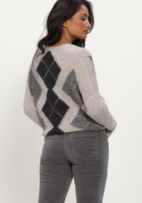 Multi LUISA CERANO Vest ALPAKA-MIX-CARDIGAN MIT MUSTER - large