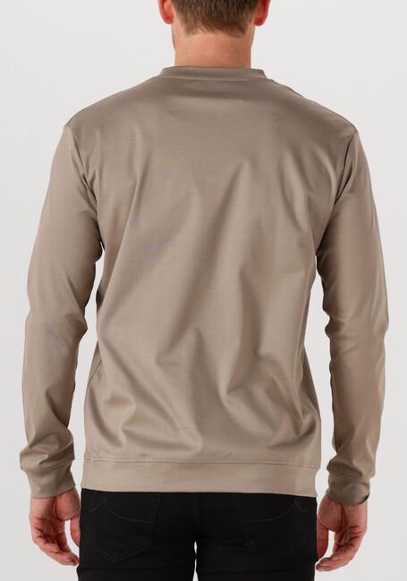 Taupe VALENZA Trui HEAVY SUPIMA SWEATER - large
