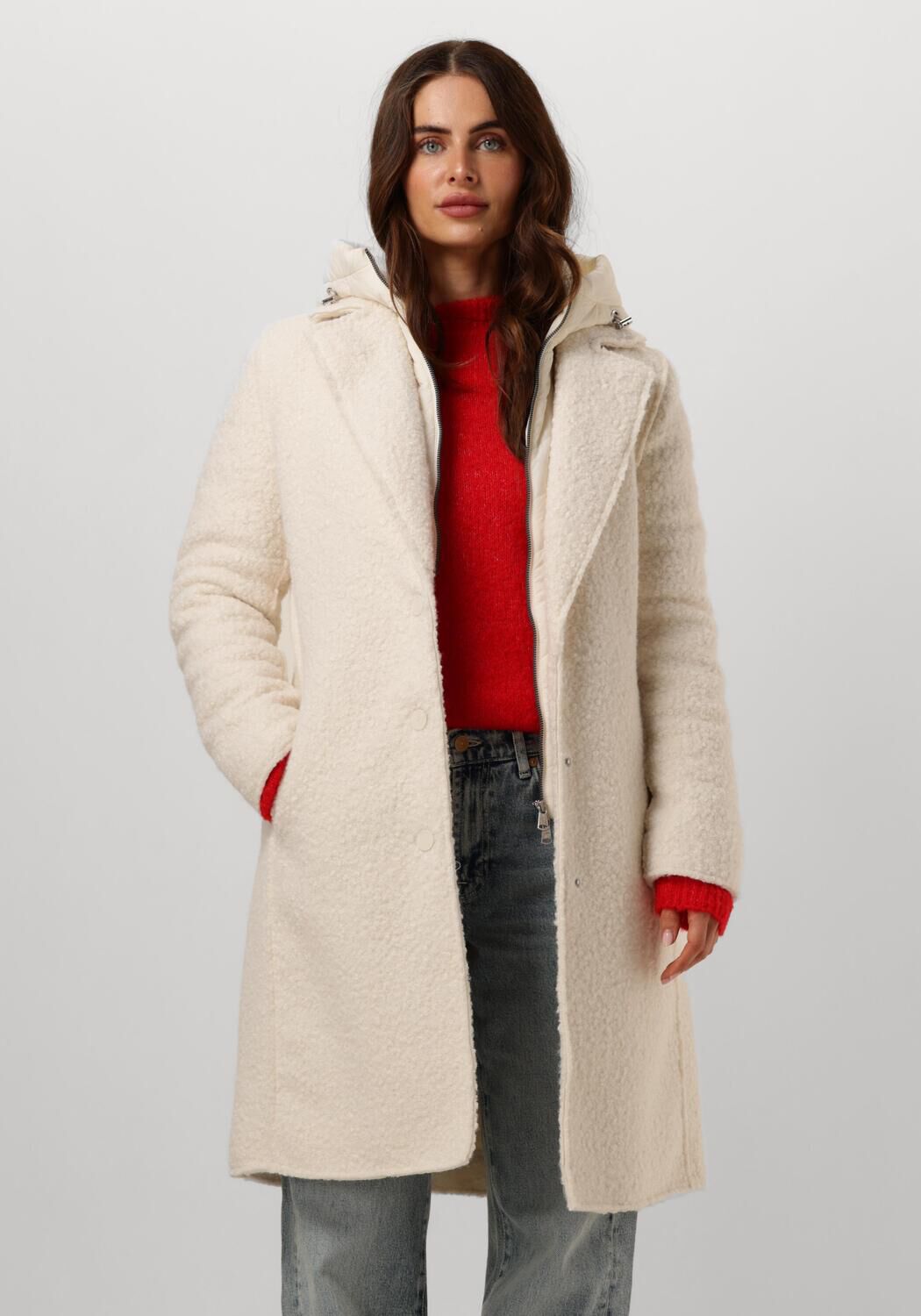 Beaumont Gewatteerde Jas Dames Tara, Maat: 42, Kleur: Ecru