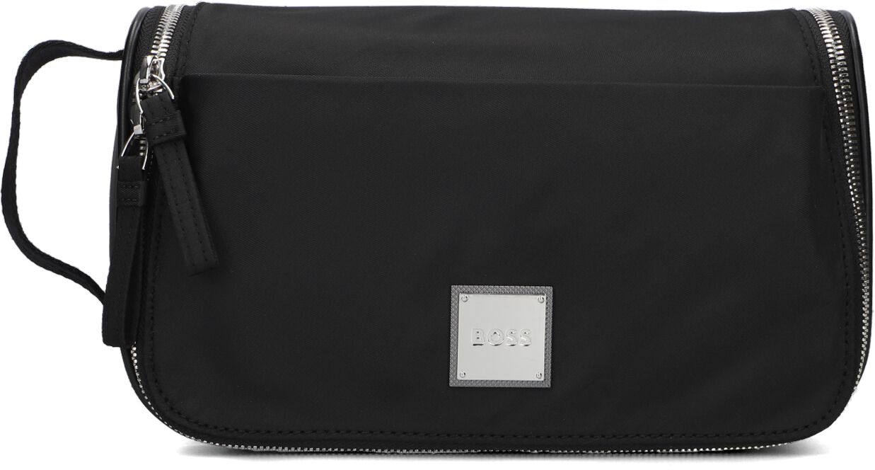 Boss Toilettas
Dames Lennon Washbag, Materiaal: Textiel, Kleur: Zwart