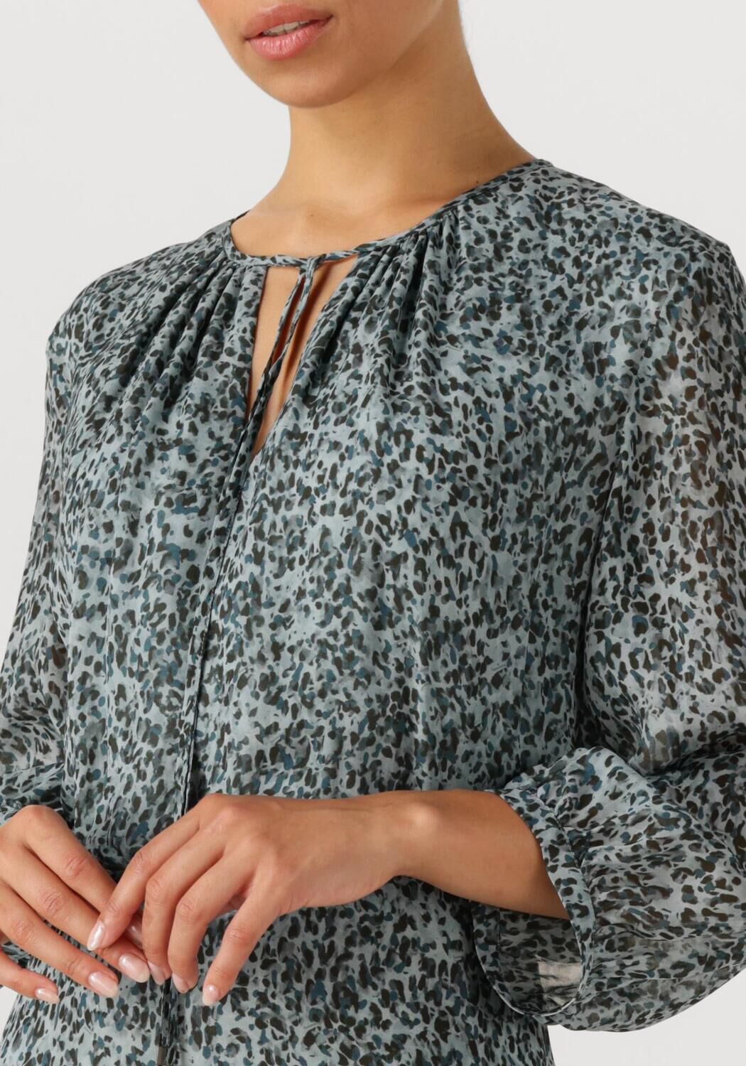 Grijze LUISA CERANO Maxi jurk 728605/3778 - large