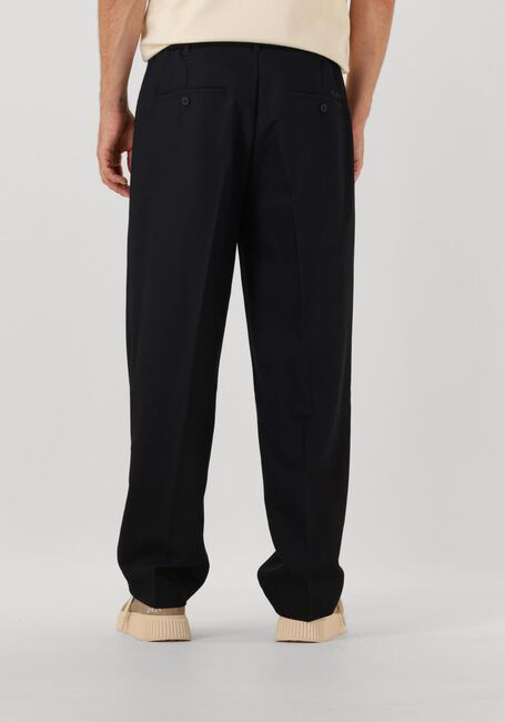 Zwarte OLAF HUSSEIN Wijde broek REGULAR TWILL PLEATED CHINO'S - large