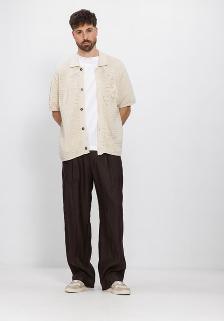 Bruine NN.07 Wijde broek KAY 1808 - large