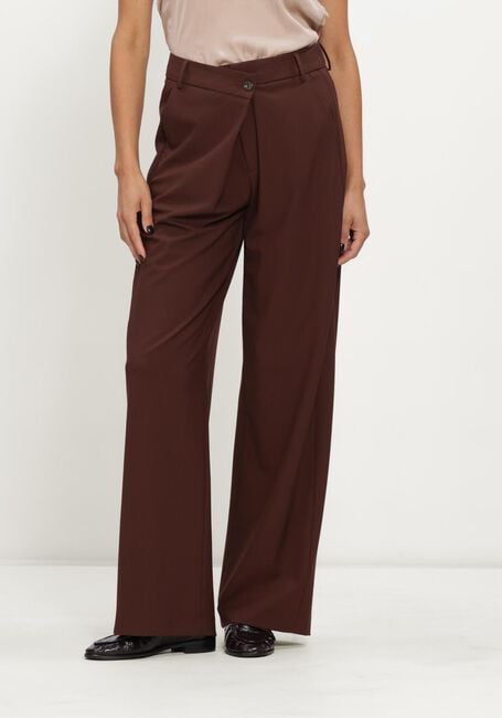 Bruine LUISA CERANO Wijde broek WIDELEG-PANTS - large