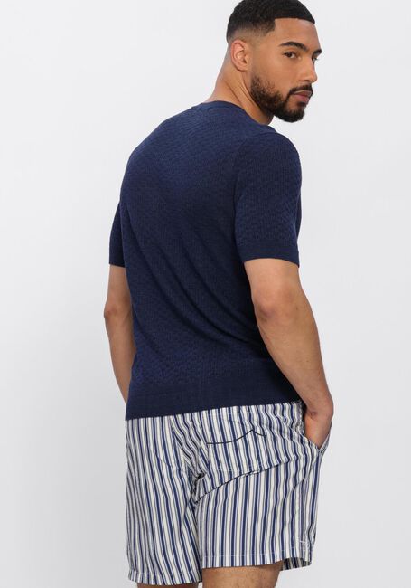 Donkerblauwe GRAN SASSO T-shirt CREW N.S/SLV - large